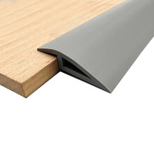 Btstil Rubber Threshold Ramp, Self Adhesive Floor Transition Strip, Door Flooring Threshold Ramp Reducer, Floor Edging Trim Strip Height Less Than 20
