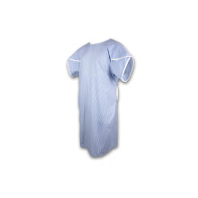 EASY CARE SOLUTIONS 1 x Blue Unisex PATIENT GOWN - Blue Butterfly Sleeve Patient Gown | Pack of 1