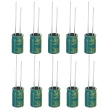 PATIKIL 400V 6.8uF Electrolytic Capacitors, 10Pcs 8x12mm Aluminum High Frequency Electrolytic Capacitors for TV, LCD Monitor, Refrigerator, Circuit B