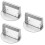 3Stk Burger Rund Patty Maker Küchen Tool Silber 7