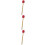 3Stk Bass Drum Hammer Drumsticks Mit Holzgriff Rote Percussion Sticks 8