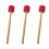 3Stk Bass Drum Hammer Drumsticks Mit Holzgriff Rote Percussion Sticks 4