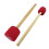 3Stk Bass Drum Hammer Drumsticks Mit Holzgriff Rote Percussion Sticks 10