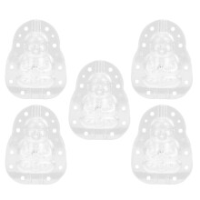 10Stk Obst- Und Gemüseform Mold Transparent Robust Für Dekor