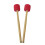 3Stk Bass Drum Hammer Drumsticks Mit Holzgriff Rote Percussion Sticks 11