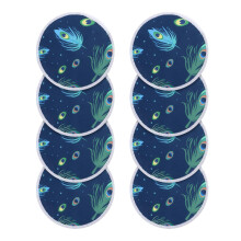 8pcs Bamboo Nursing Pads for Breastfeeding, Reusable Breast Pads with Maximum Absorbency and Leakproof Back Layer (G73)