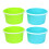 8 Pcs Plastic Sand Bucket With Handles For Beach Play 9