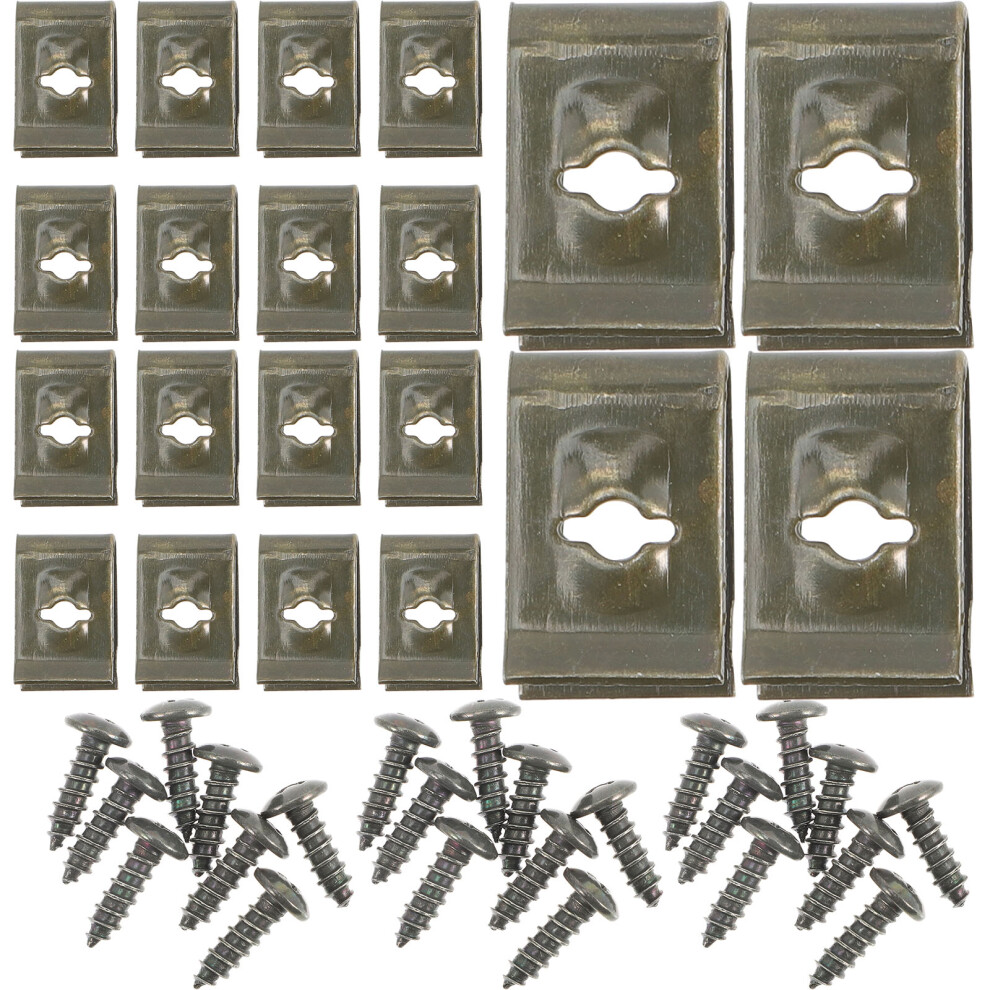400Pairs Golden Wire Cable Clamp Clips Set For Secure Wire Fastening 3631600202227