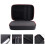 3Pcs Black Portable Eva Recorder Bag Protective Case for Storage Use 10