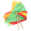 3Pairs Solid Wood Rhythmic Dance Drumsticks with Bright Silk Ribbons 3