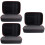 3Pcs Black Portable Eva Recorder Bag Protective Case for Storage Use 7
