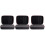 3Pcs Black Portable Eva Recorder Bag Protective Case for Storage Use 4