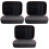 3Pcs Black Portable Eva Recorder Bag Protective Case for Storage Use 3