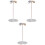 3Pcs Silver Gaming Headphone Hanger Stable Headset Display Bracket 3