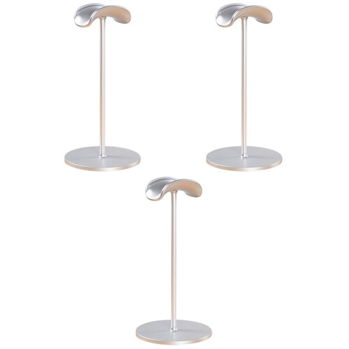 3Pcs Silver Gaming Headphone Hanger Stable Headset Display Bracket 2