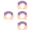 4Pièces Casquettes Bébé Violet Étanches Adaptées À Âges 6
