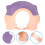 4Pièces Casquettes Bébé Violet Étanches Adaptées À Âges 9