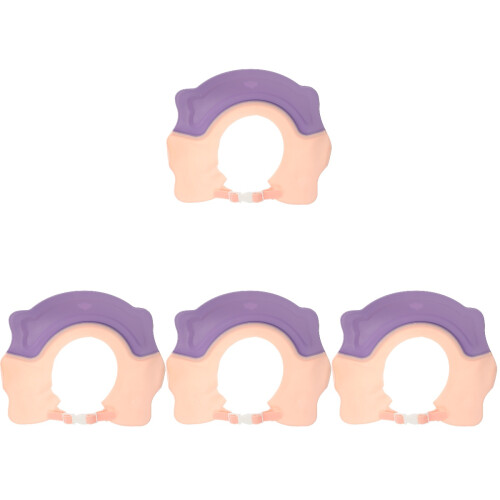 4Pièces Casquettes Bébé Violet Étanches Adaptées À Âges 1