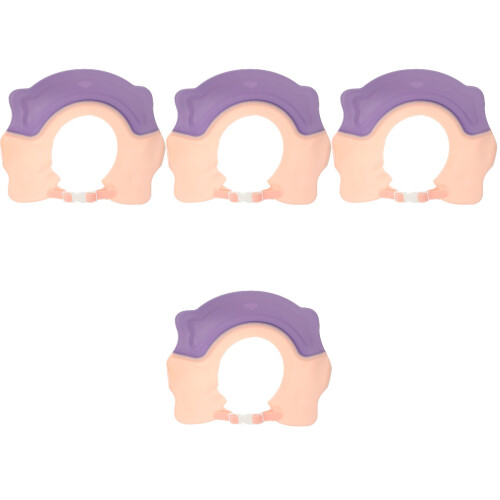 4Pièces Casquettes Bébé Violet Étanches Adaptées À Âges 2