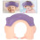 4Pièces Casquettes Bébé Violet Étanches Adaptées À Âges 11