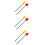 6Pcs Assorted Color Plastic Finger Pointers for Party Classroom Use 5