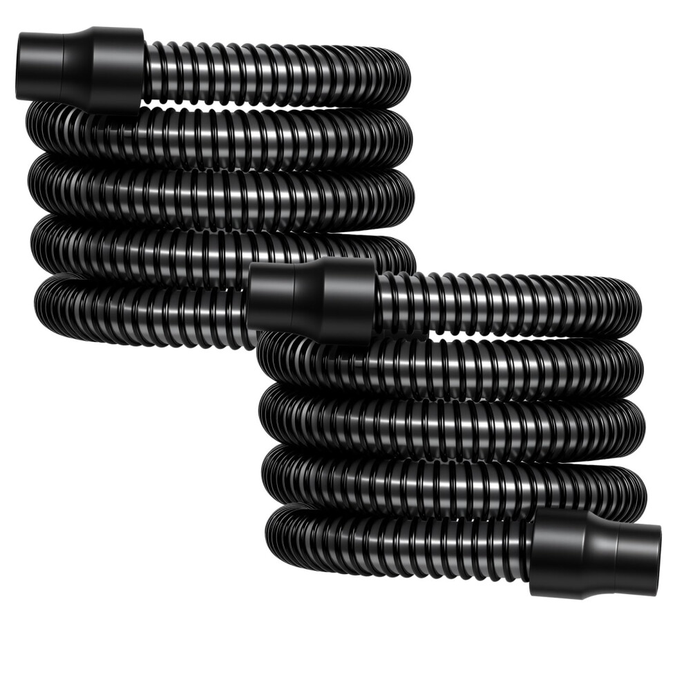 Qiyile 2 Pack Cpap Hoses Universal Flexible Cpap Tubing Supplies 1.8M Breathing Machine Tube Compatible With Most Cpap, Bipap And Bilevel Machines