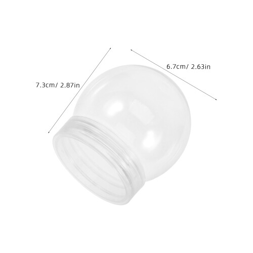 48Pièces Globes D'eau Vides En Pour Créations DIY Décor 1