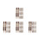 80Pcs Wooden Tree Twig Pencils Rustic Bark Design Smooth Writing 10
