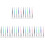 30 Pcs Silicone Brush Plastic Film Stick 3