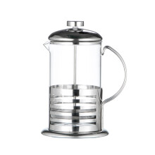 2Pcs Multipurpose Silver Coffee Pot with Heat Resistant Filter