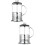 2Pcs Multipurpose Silver Coffee Pot with Heat Resistant Filter 7