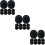 36Pcs Black Fish Tank Filter Pads Kitchen Trash Can Deodorizer Filters 11