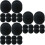 36Pcs Black Fish Tank Filter Pads Kitchen Trash Can Deodorizer Filters 9