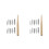 2Sets Replacement Dip Pen Nibs Ink Dipping Wooden Handle for Sketching 7