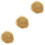 3Pcs Metallic Glass Chips Irregular Shape for Handmade Art Craft Decor 4