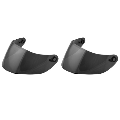 2Pcs Coffee Motorcycle Windproof Shield Pc Visor for Riding 1