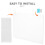 3Pcs Wall Mount Acrylic Sign Holder Transparent Clear Display Frame 7