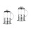 2Pcs Multipurpose Silver Coffee Pot with Heat Resistant Filter 4