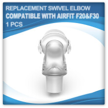 CPAP Elbow Compatible with Resmed Airfit F20 and Airfit F30, Quick Release Swivel F20 Elbow Connector, Great-Value CPAP Accessories Supplies by Bless