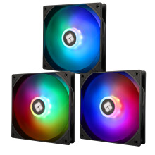 TR-Thermalright TL-C14C-S X3 140mm CPU PWM Fan,1500RPM Silent Cooling,Black CPU Fan 3-pack,Large Air Volume 75.8CFM,ARGB LED,Can be Paired with Chass