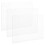 3Pcs Wall Mount Acrylic Sign Holder Transparent Clear Display Frame 10