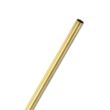 M METERXITY 300mm Brass Round Tube, 8mm OD 0.2mm Wall Thickness H65 Brass Seamless Tubing for Construction/Machining/DIY Crafting, Metal Straight Pip