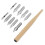 2Sets Replacement Dip Pen Nibs Ink Dipping Wooden Handle for Sketching 3