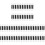 300Pcs White Tipped Oval Eyeshadow Brushes for Daily Makeup Use 2