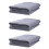 3Pcs Painting Felt Pad Grey Calligraphy Mat Durable and Reusable 8