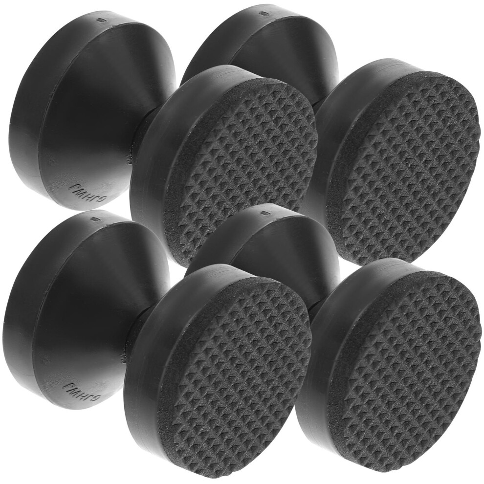 20Pcs Adjustable Black Bed Stoppers For Headboard Wall Noise Reduction 3631853373590
