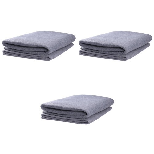 3Pcs Painting Felt Pad Grey Calligraphy Mat Durable and Reusable 2