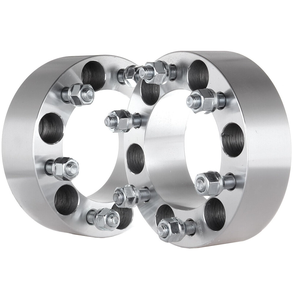 6X5.5 2 Inch Wheel Spacers For Kia Sedona Hummer H3, Aluminum 6 Lug Kit, Wider Stance And Stability 9099447412379