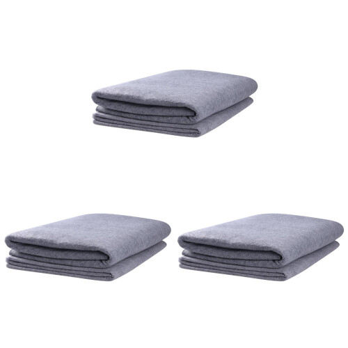 3Pcs Painting Felt Pad Grey Calligraphy Mat Durable and Reusable 1