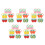 50St ABS Hondenscrunchies Elastische Ponytail Haarbandjes Multikleur 10
